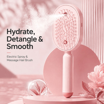 Electric Spray Air Cushion Massage Hair Brush - Prime Cure